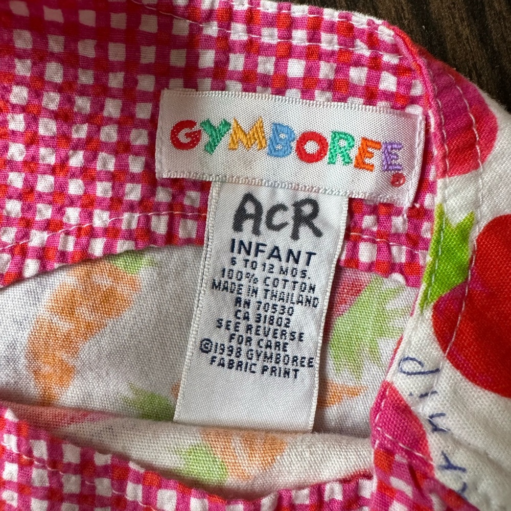 Rainbow Tag Gymboree Garden Line Top - Picture 4 of 4